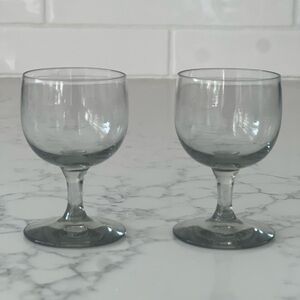 Elsinore Smoke Cordial Glasses - Set of 2